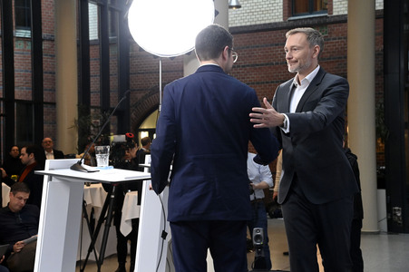 Presseskonferenz der FDP zur Vorstellung des neuen Generalsekretärs Marco Buschmann in Berlin