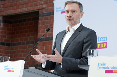 Presseskonferenz der FDP zur Vorstellung des neuen Generalsekretärs Marco Buschmann in Berlin