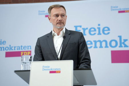 Presseskonferenz der FDP zur Vorstellung des neuen Generalsekretärs Marco Buschmann in Berlin