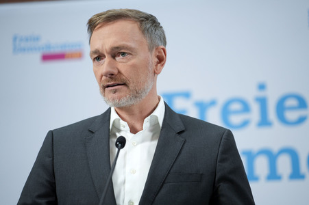 Presseskonferenz der FDP zur Vorstellung des neuen Generalsekretärs Marco Buschmann in Berlin