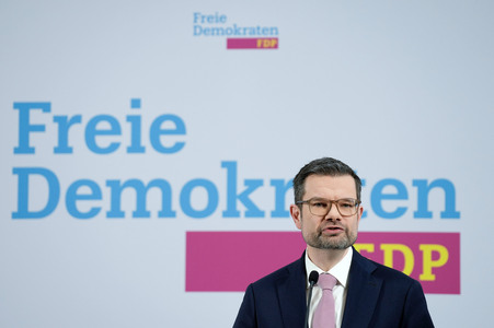 Presseskonferenz der FDP zur Vorstellung des neuen Generalsekretärs Marco Buschmann in Berlin