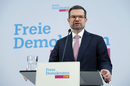 Presseskonferenz der FDP zur Vorstellung des neuen Generalsekretärs Marco Buschmann in Berlin