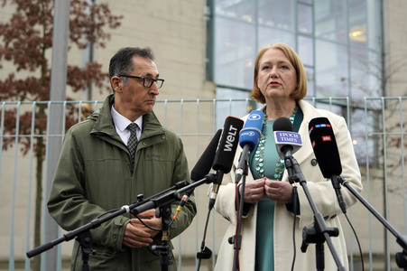 Statement von Lisa Paus und Cem Özdemir in Berlin