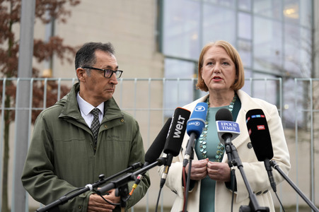 Statement von Lisa Paus und Cem Özdemir in Berlin