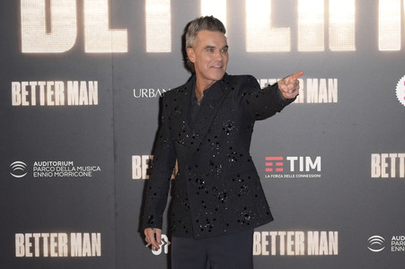 Filmpremiere 'Better Man - Die Robbie Williams Story' in Rom