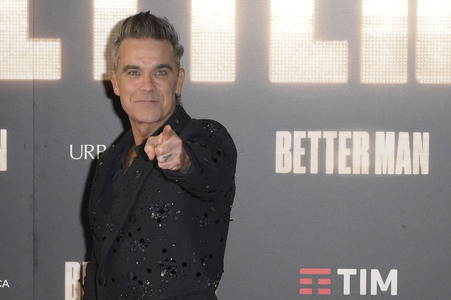 Filmpremiere 'Better Man - Die Robbie Williams Story' in Rom