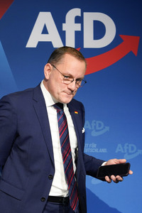 Pressekonferenz zur Präsentation des Kanzlerkandidaten der AfD für die Bundestagswahl 2025 in Berlin