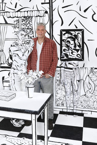 Black and White Christmas Bodypainting