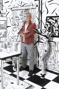 Black and White Christmas Bodypainting