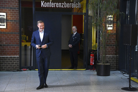 Presseskonferenz der FDP zur Kampagnenpräsentation zur Bundestagswahl 2025 in Berlin