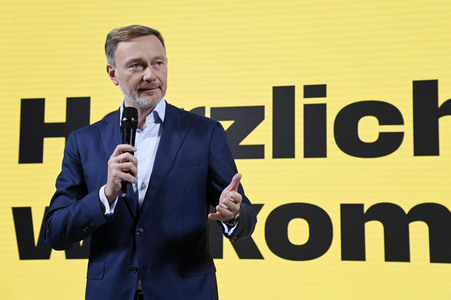 Presseskonferenz der FDP zur Kampagnenpräsentation zur Bundestagswahl 2025 in Berlin