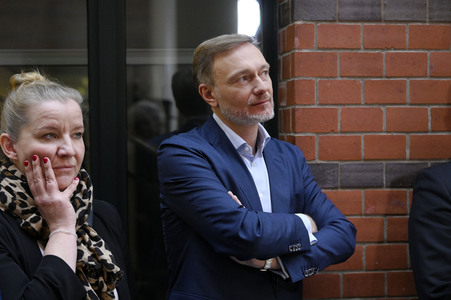 Presseskonferenz der FDP zur Kampagnenpräsentation zur Bundestagswahl 2025 in Berlin