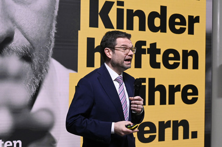 Presseskonferenz der FDP zur Kampagnenpräsentation zur Bundestagswahl 2025 in Berlin