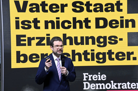 Presseskonferenz der FDP zur Kampagnenpräsentation zur Bundestagswahl 2025 in Berlin