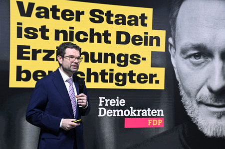 Presseskonferenz der FDP zur Kampagnenpräsentation zur Bundestagswahl 2025 in Berlin