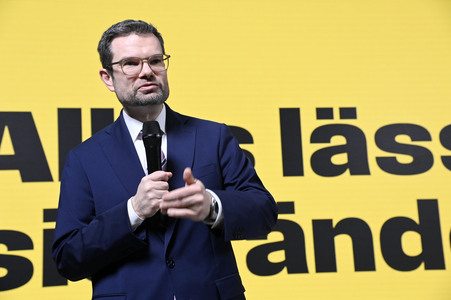 Presseskonferenz der FDP zur Kampagnenpräsentation zur Bundestagswahl 2025 in Berlin