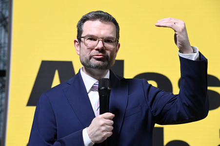 Presseskonferenz der FDP zur Kampagnenpräsentation zur Bundestagswahl 2025 in Berlin