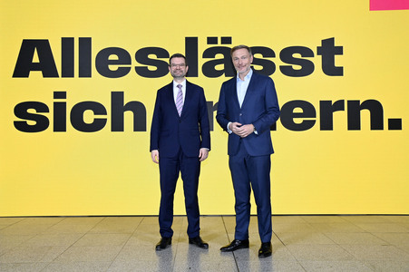 Presseskonferenz der FDP zur Kampagnenpräsentation zur Bundestagswahl 2025 in Berlin