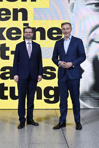 Presseskonferenz der FDP zur Kampagnenpräsentation zur Bundestagswahl 2025 in Berlin