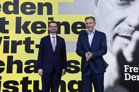 Presseskonferenz der FDP zur Kampagnenpräsentation zur Bundestagswahl 2025 in Berlin