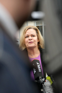 Pressekonferenz Nationaler Aktionsplan gegen Menschenhandel und Gewaltstrategien in Berlin