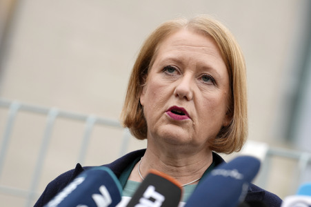 Pressekonferenz Nationaler Aktionsplan gegen Menschenhandel und Gewaltstrategien in Berlin