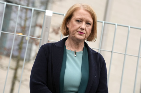 Pressekonferenz Nationaler Aktionsplan gegen Menschenhandel und Gewaltstrategien in Berlin