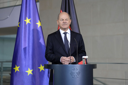 Statement von Bundeskanzler Olaf Scholz zu seinem Antrag zur Vertrauensfrage in Berlin