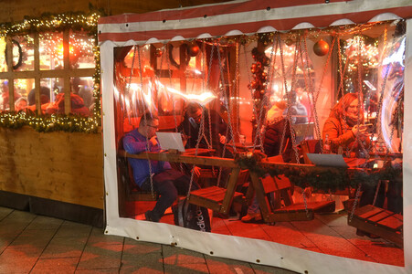 City-Weihnachtsmarkt an der Gedächtniskirche in Berlin
