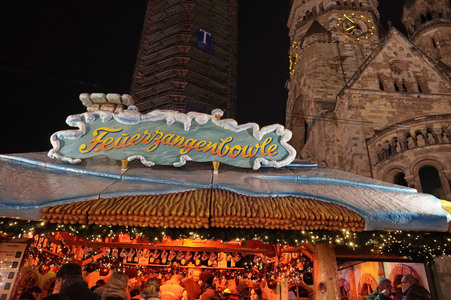 City-Weihnachtsmarkt an der Gedächtniskirche in Berlin