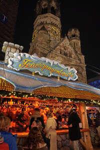 City-Weihnachtsmarkt an der Gedächtniskirche in Berlin