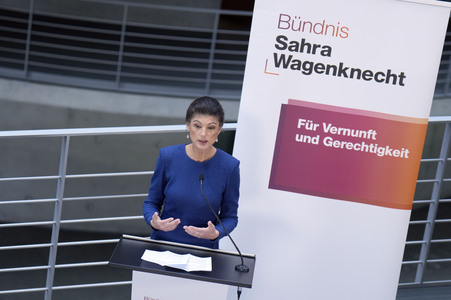 Pressestatement vom BSW in Berlin