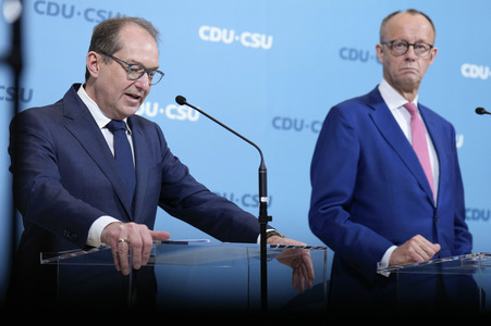 Fraktionssitzung der CDU/CSU-Bundestagsfraktion in Berlin