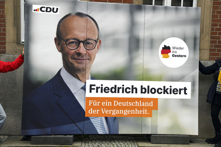 Gemeinsame Sitzung der Vorstände der CDU Deutschlands und der CSU Bayern in Berlin
