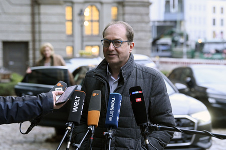 Gemeinsame Sitzung der Vorstände der CDU Deutschlands und der CSU Bayern in Berlin