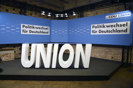Gemeinsame Sitzung der Vorstände der CDU Deutschlands und der CSU Bayern in Berlin