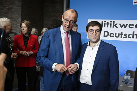 Gemeinsame Sitzung der Vorstände der CDU Deutschlands und der CSU Bayern in Berlin