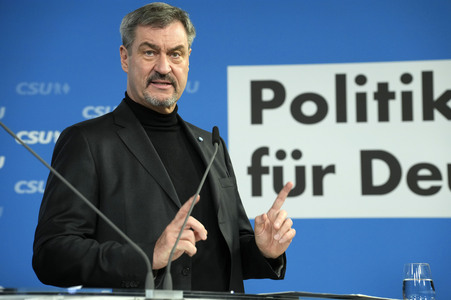 Gemeinsame Sitzung der Vorstände der CDU Deutschlands und der CSU Bayern in Berlin