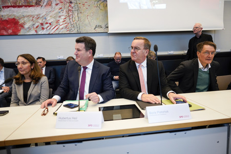 Fraktionssitzung der SPD-Bundestagsfraktion in Berlin