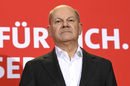 Pressekonferenz zum Beschluss des SPD-Wahlprogramms in Berlin