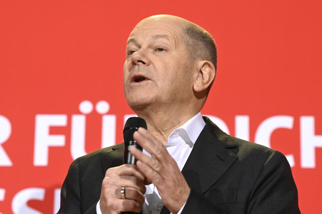 Pressekonferenz zum Beschluss des SPD-Wahlprogramms in Berlin