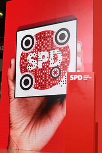 Pressekonferenz zum Beschluss des SPD-Wahlprogramms in Berlin