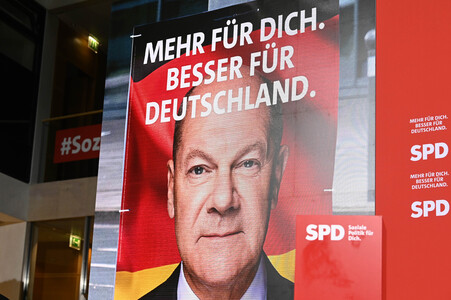 Pressekonferenz zum Beschluss des SPD-Wahlprogramms in Berlin