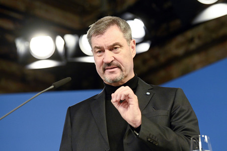 Gemeinsame Sitzung der Vorstände der CDU Deutschlands und der CSU Bayern in Berlin