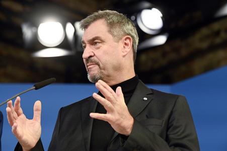 Gemeinsame Sitzung der Vorstände der CDU Deutschlands und der CSU Bayern in Berlin