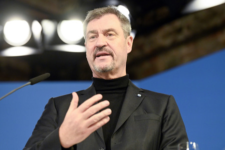 Gemeinsame Sitzung der Vorstände der CDU Deutschlands und der CSU Bayern in Berlin