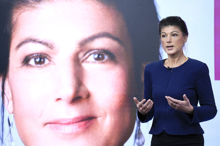 Vorstellung der Kampagne des BSW zur Bundestagswahl in Berlin