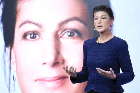 Vorstellung der Kampagne des BSW zur Bundestagswahl in Berlin