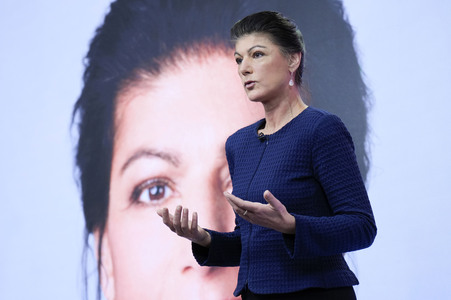 Vorstellung der Kampagne des BSW zur Bundestagswahl in Berlin