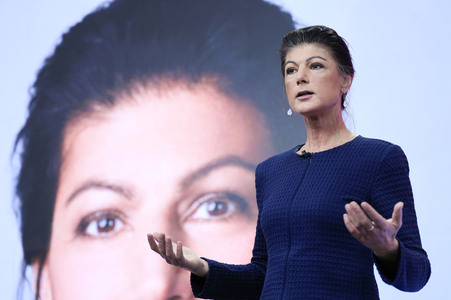 Vorstellung der Kampagne des BSW zur Bundestagswahl in Berlin